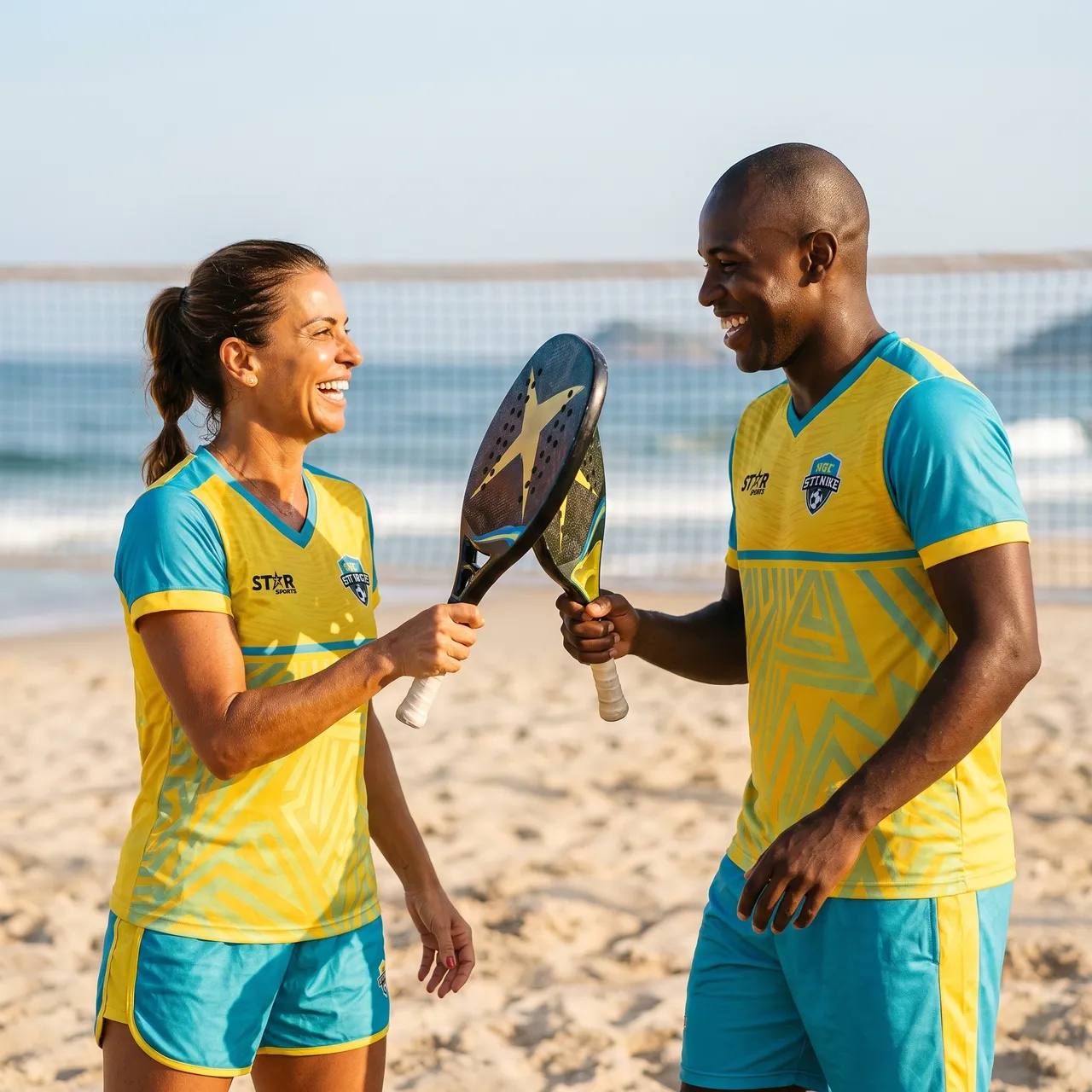 Uniforme de beach tennis personalizado Star Sports