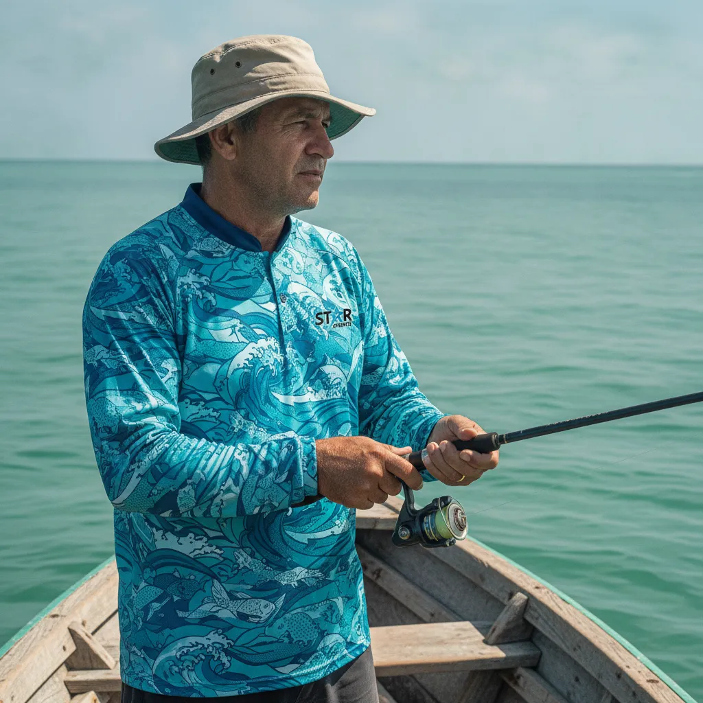 Uniforme de pesca personalizado Star Sports