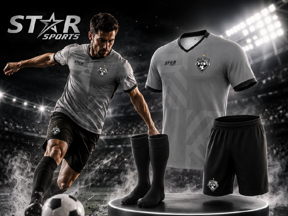 Uniforme Star: camisa, calção e meião